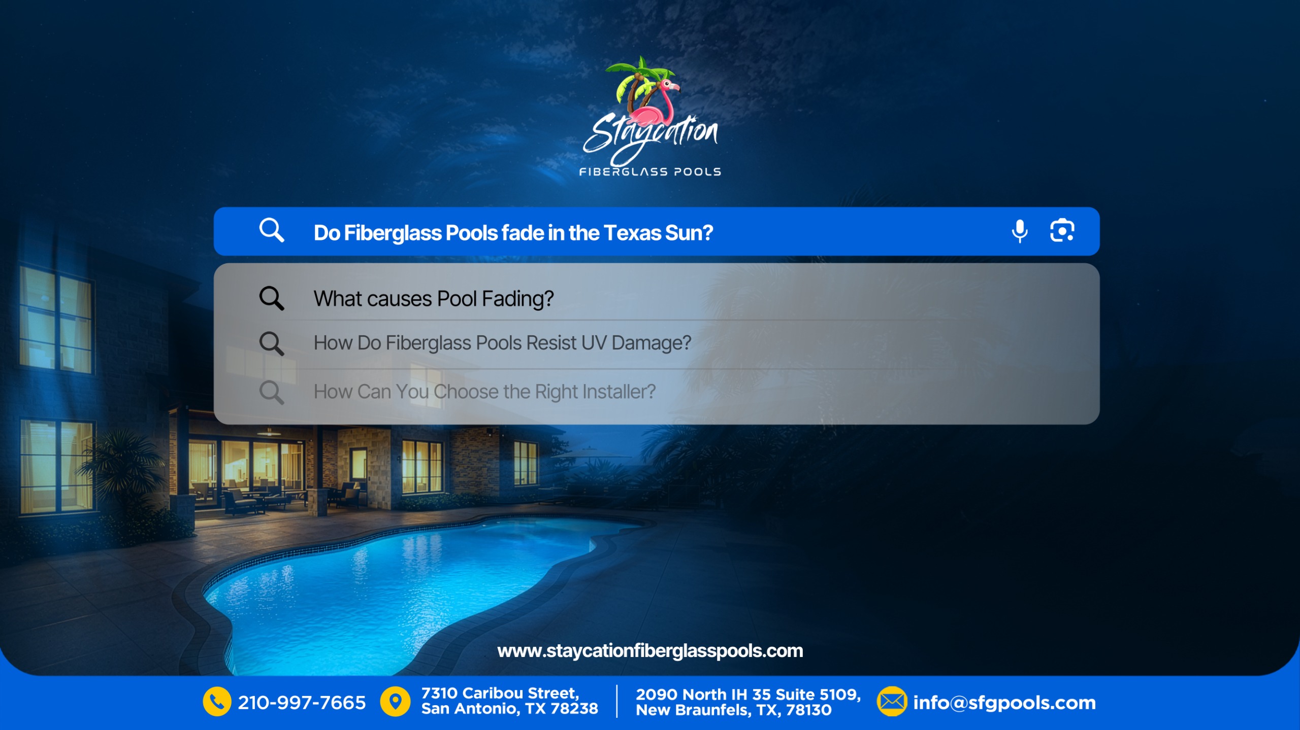 fiberglass swimming pool