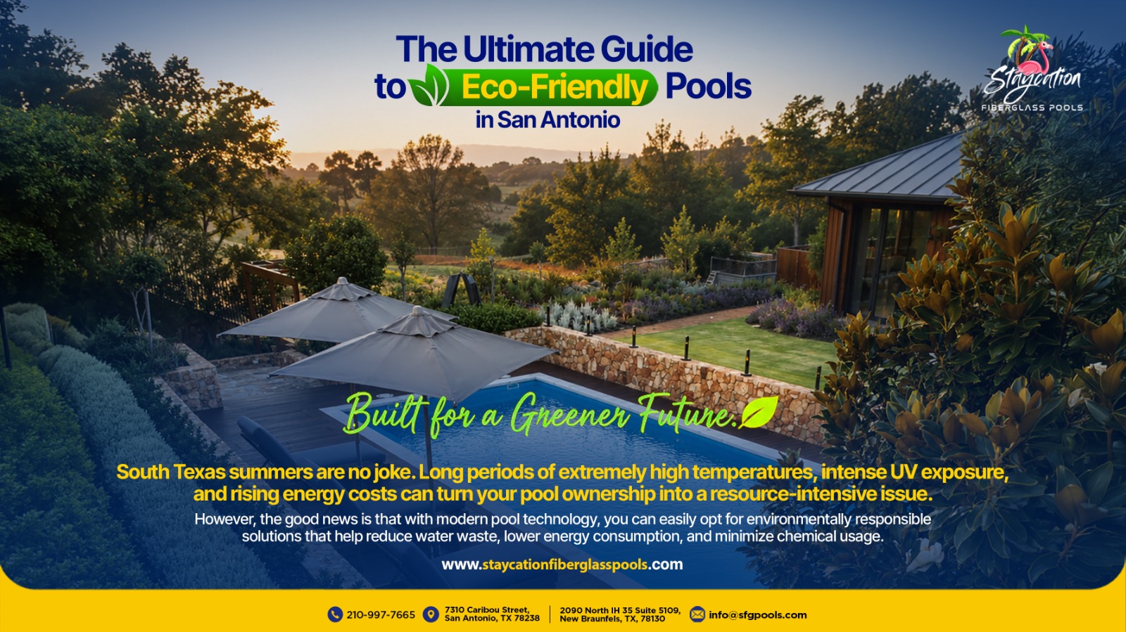 eco-friendly pools